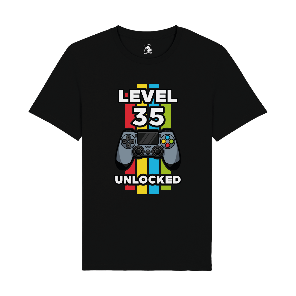 Level 35 Unlocked T-Shirt | Milestone Gaming Edition