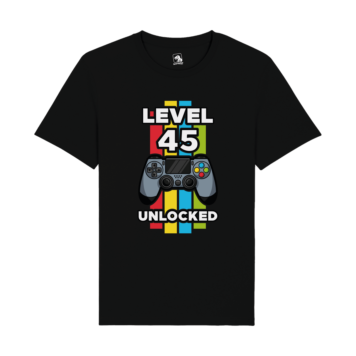 Level 45 Unlocked T-Shirt | Milestone Gaming Edition