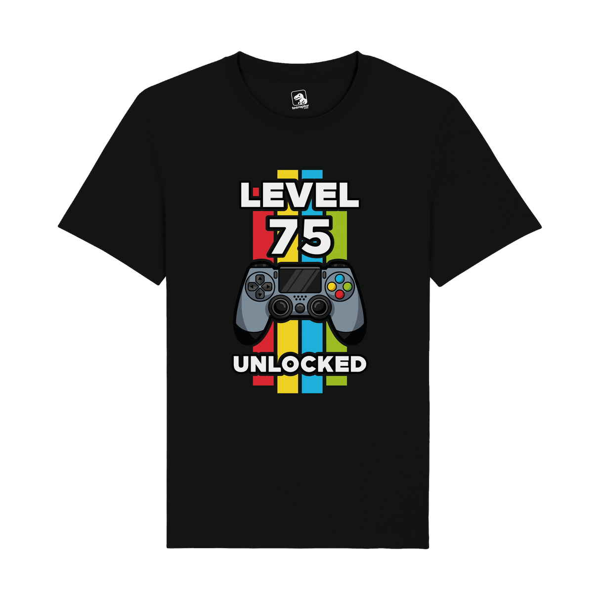 Level 75 Unlocked T-Shirt | Milestone Gaming Edition