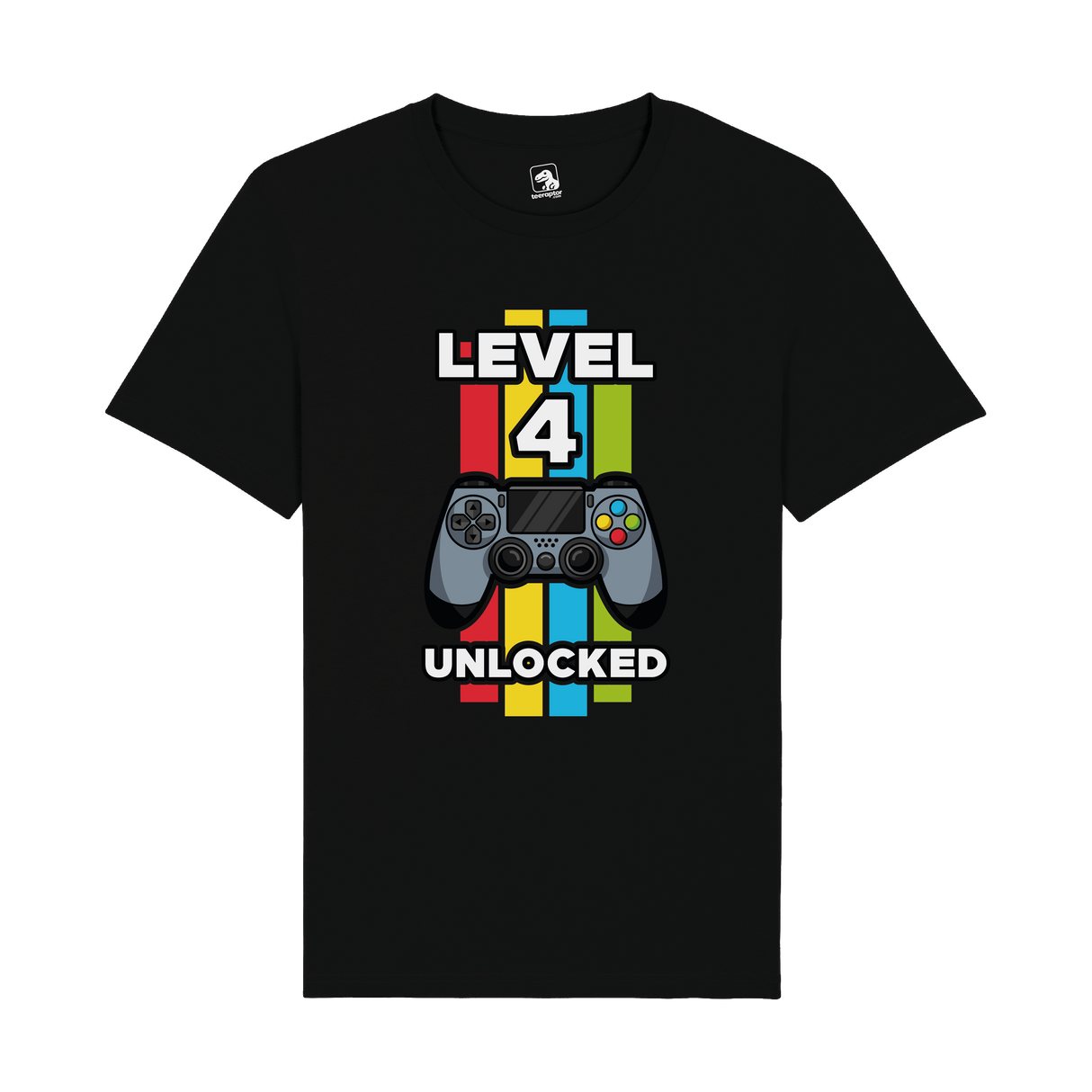 Level 4 Unlocked T-Shirt | Milestone Gaming Edition