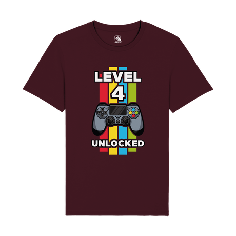 Level 4 Unlocked T-Shirt | Milestone Gaming Edition