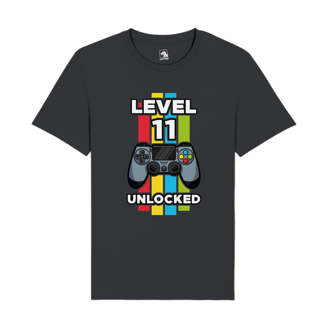 Level 11 Unlocked T-Shirt | Milestone Gaming Edition