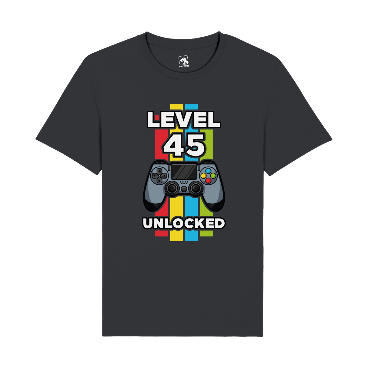 Level 45 Unlocked T-Shirt | Milestone Gaming Edition