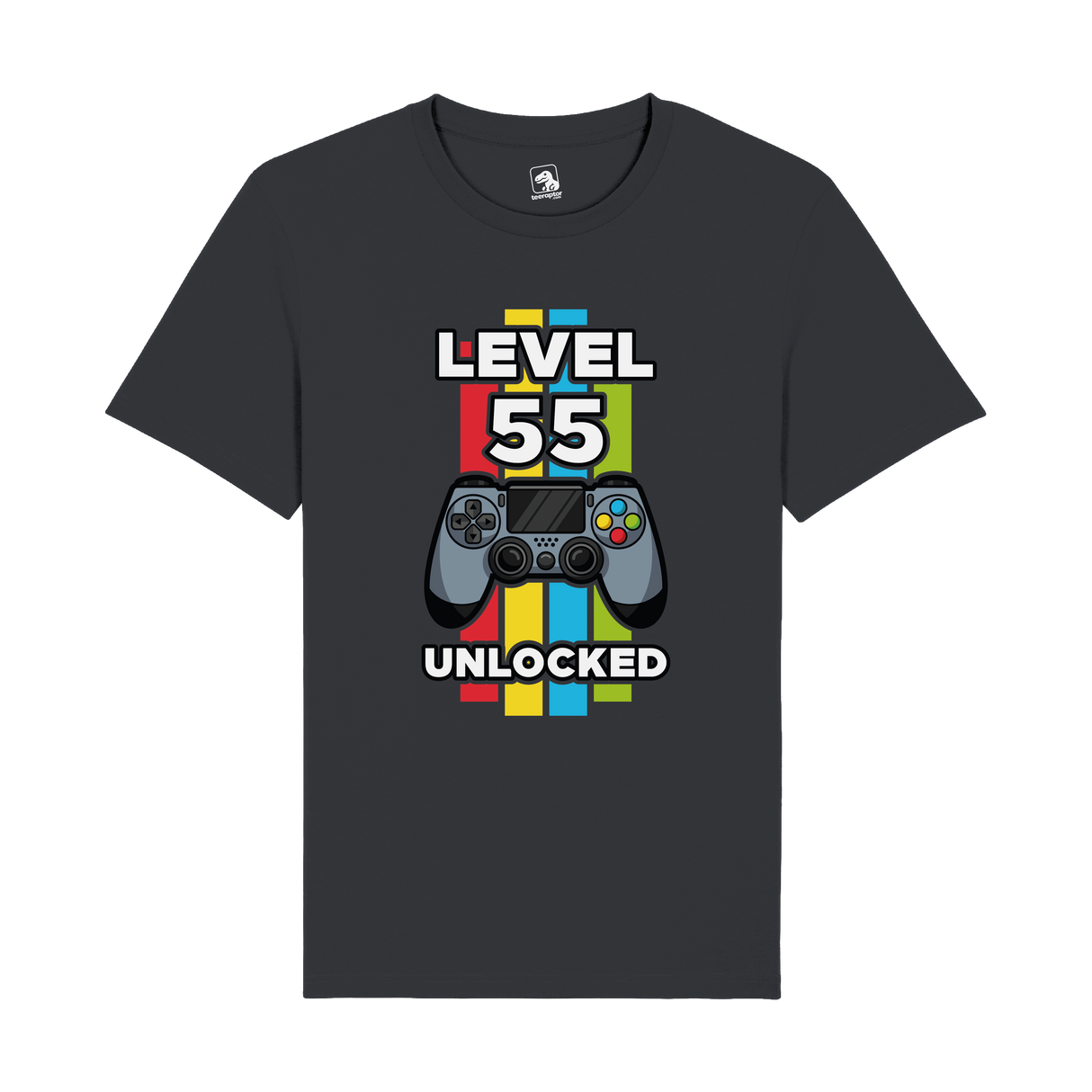 Level 55 Unlocked T-Shirt | Milestone Gaming Edition