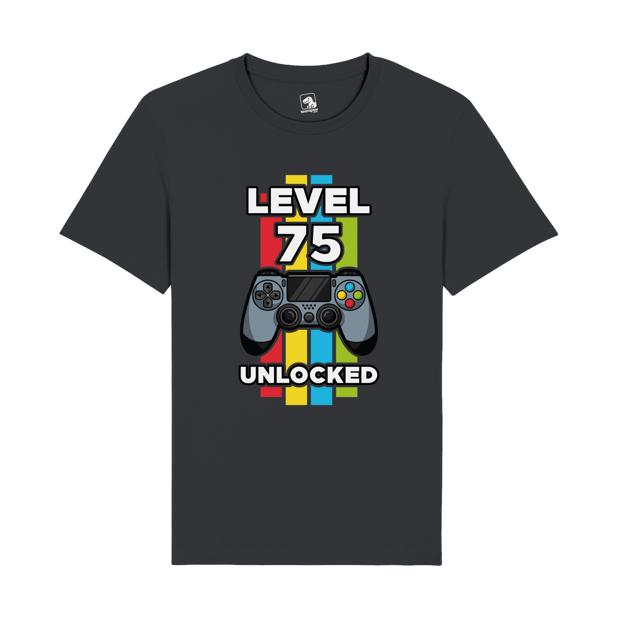 Level 75 Unlocked T-Shirt | Milestone Gaming Edition