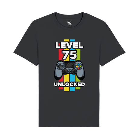 Level 75 Unlocked T-Shirt | Milestone Gaming Edition