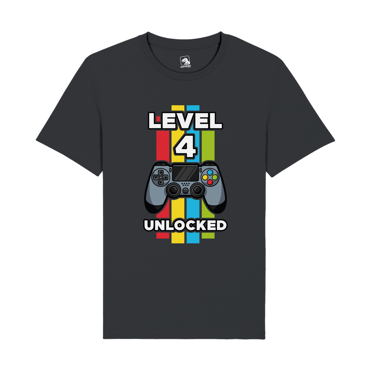 Level 4 Unlocked T-Shirt | Milestone Gaming Edition