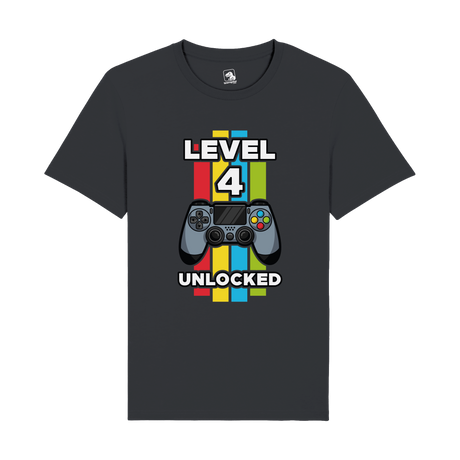 Level 4 Unlocked T-Shirt | Milestone Gaming Edition