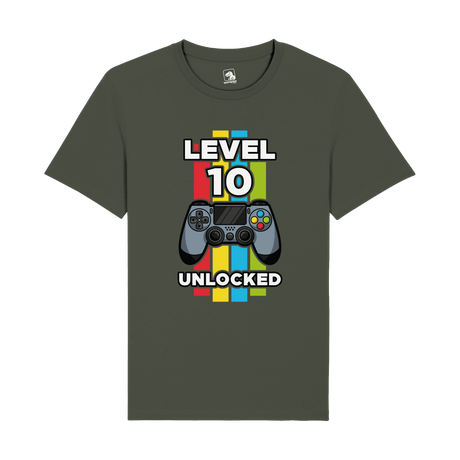 Level 10 Unlocked T-Shirt | Milestone Gaming Edition