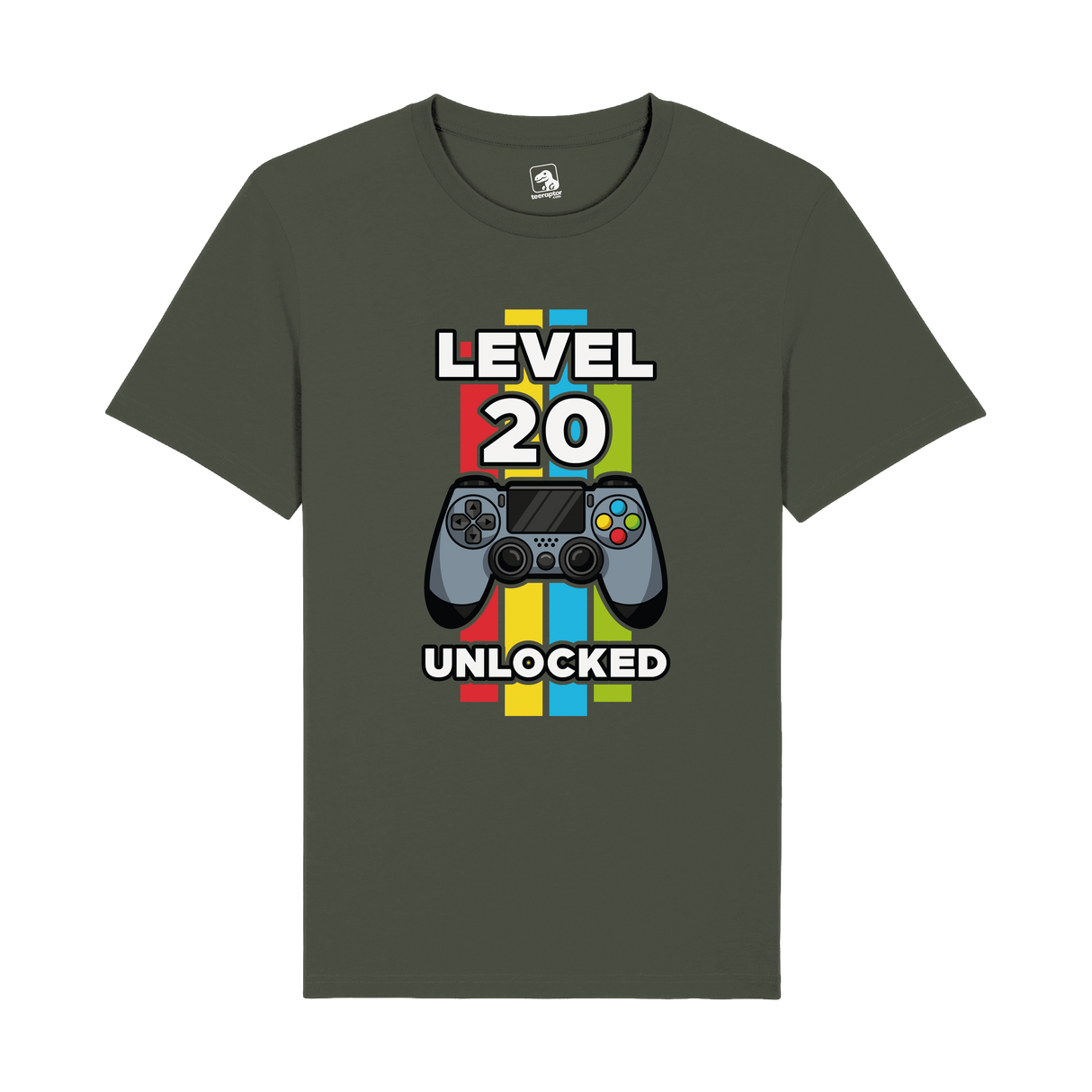 Level 20 Unlocked T-Shirt | Milestone Gaming Edition