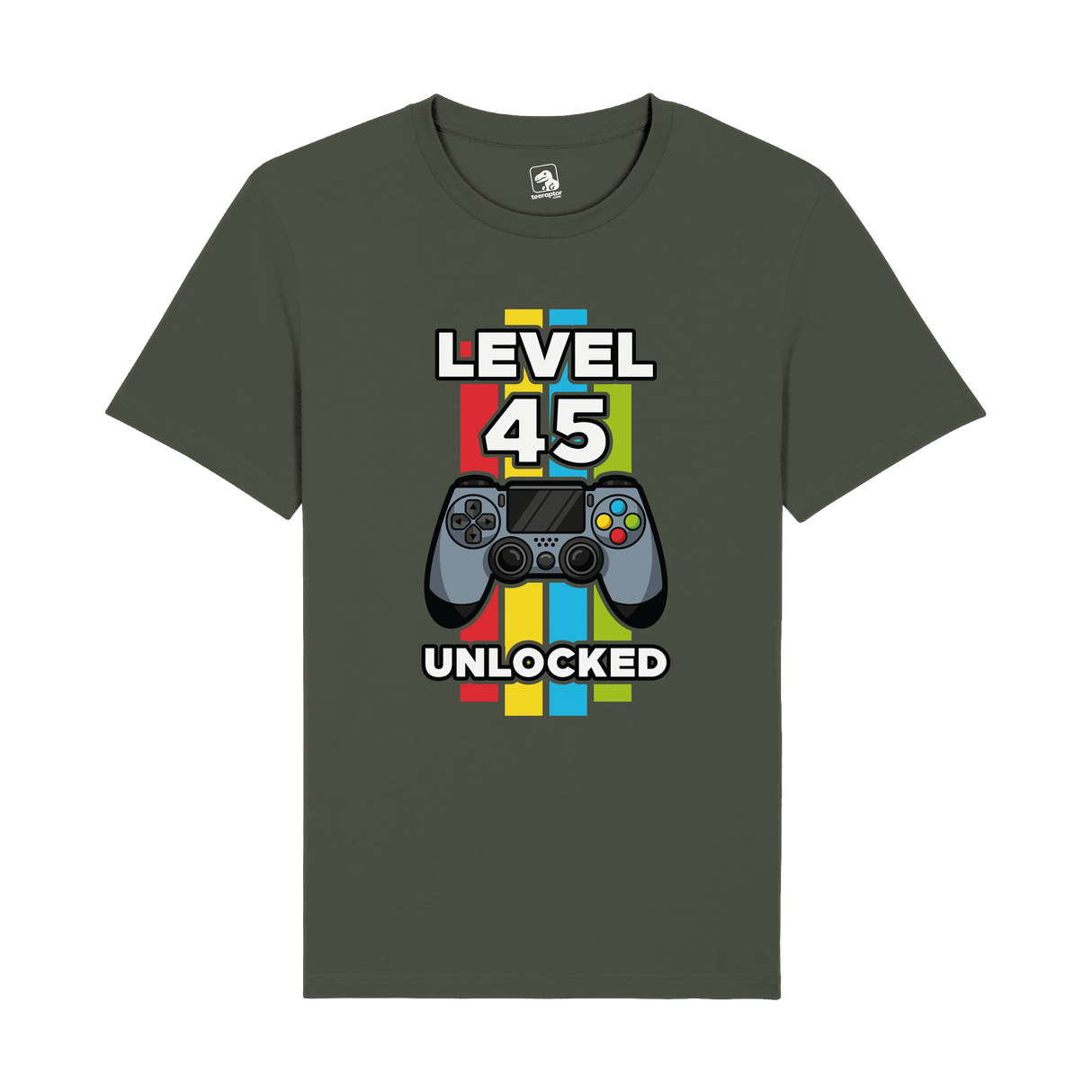 Level 45 Unlocked T-Shirt | Milestone Gaming Edition