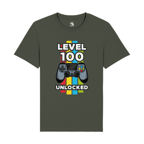 Level 100 Unlocked T-Shirt | Milestone Gaming Edition