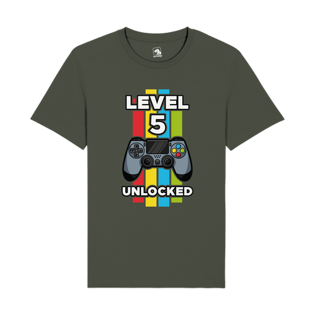 Level 5 Unlocked T-Shirt | Milestone Gaming Edition