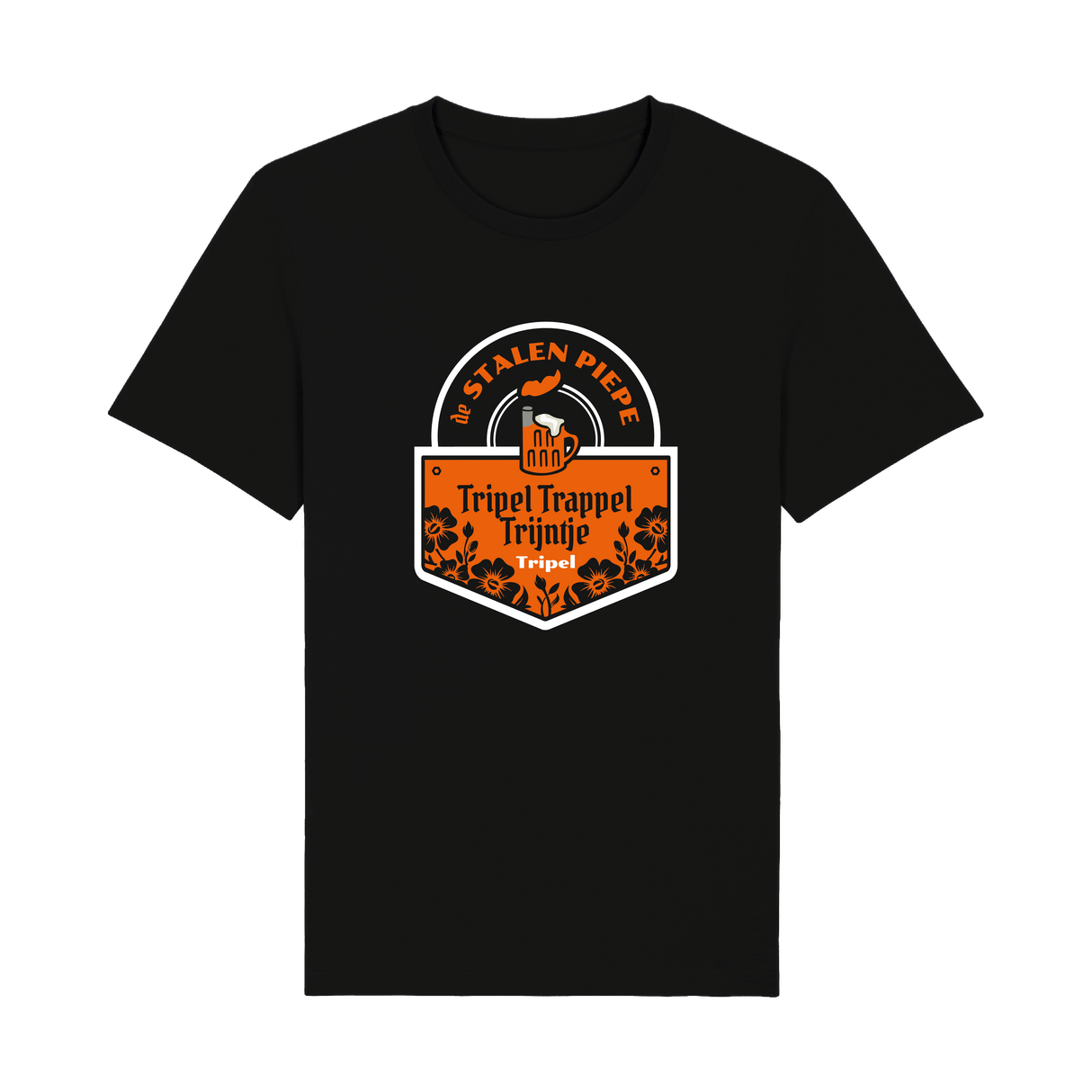 Bierbrouwerij de Stalen Piepe T-shirt – Tripel Trappel Trijntje Edition