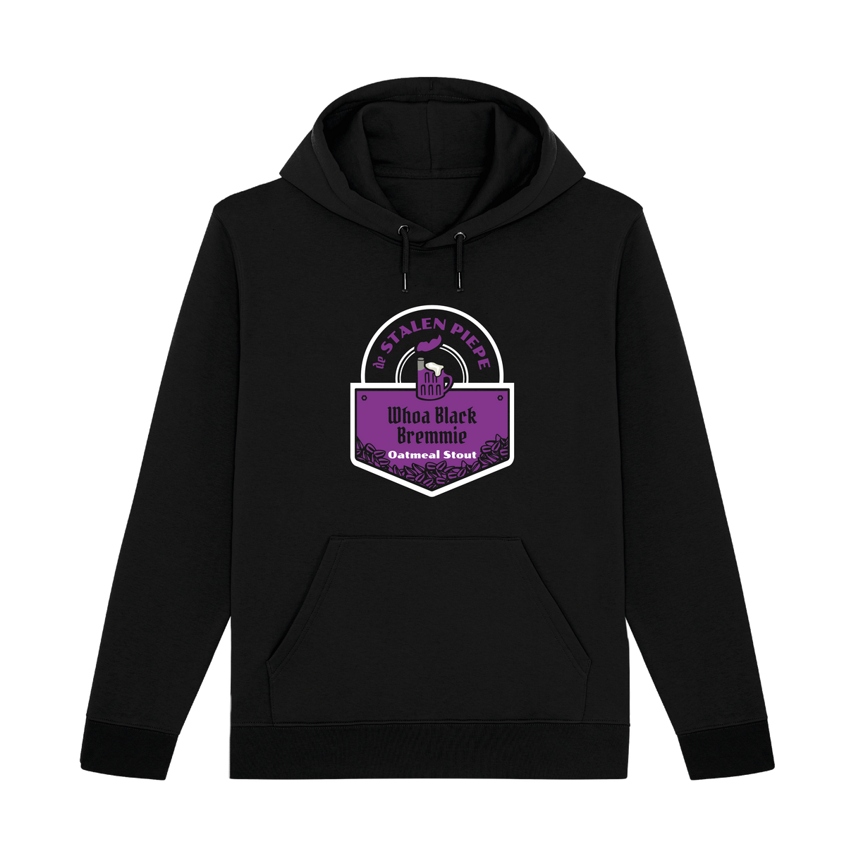 Bierbrouwerij de Stalen Piepe Hoodie - Whoa Black Bremmie