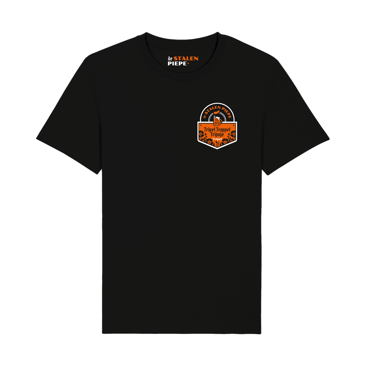 Bierbrouwerij de Stalen Piepe T-shirt – Tripel Trappel Trijntje Pocket Edition