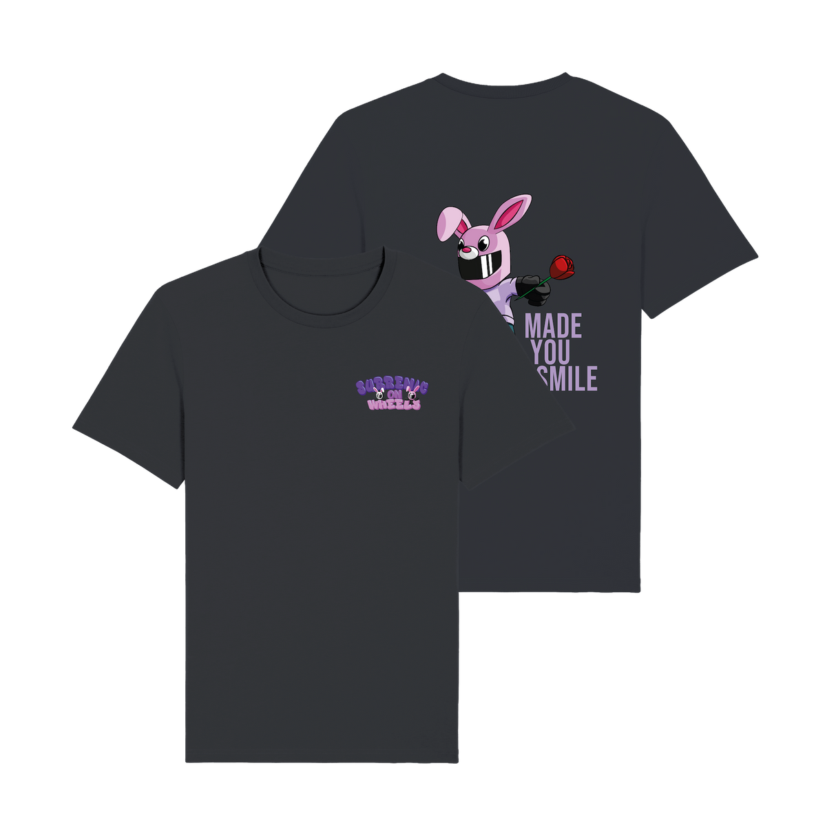 Surrenic on Wheels – Rose Bunny T-shirt