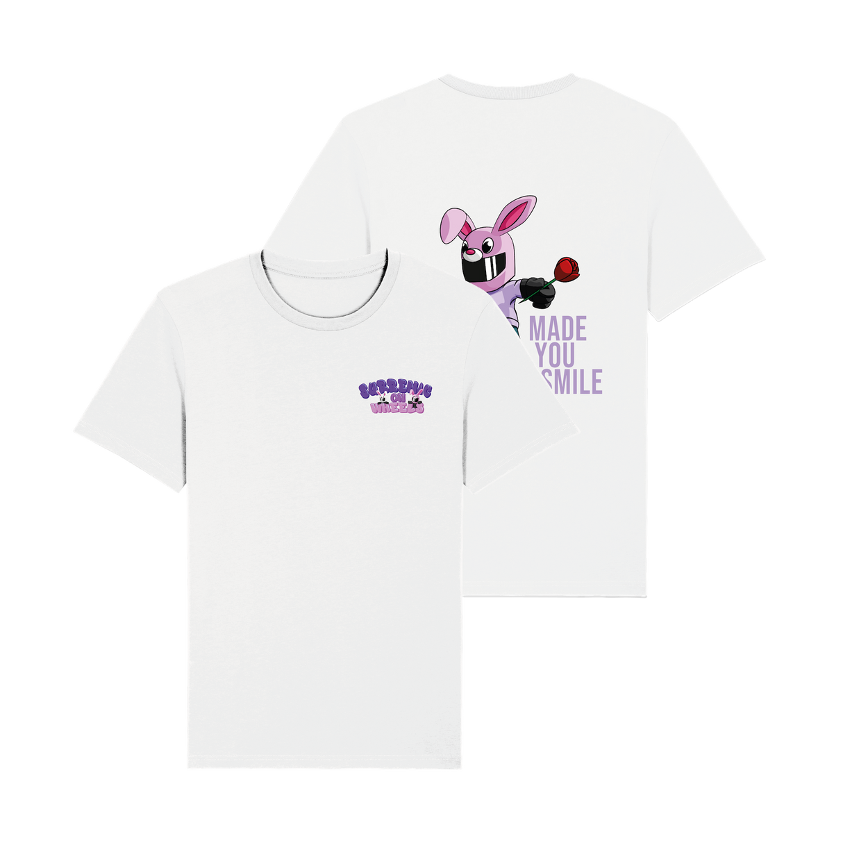 Surrenic on Wheels – Rose Bunny T-shirt