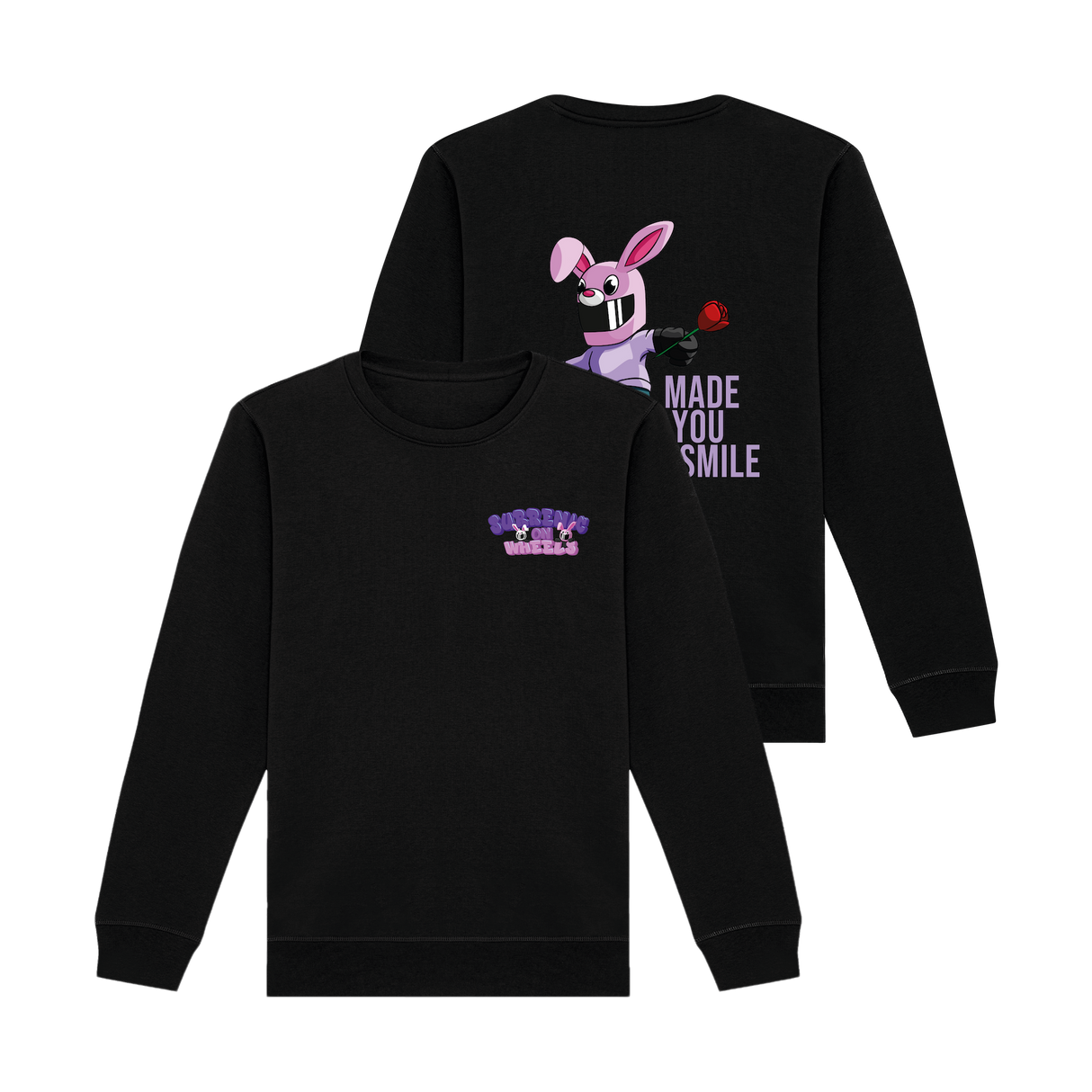 Surrenic on Wheels – Rose Bunny Sweatshirt