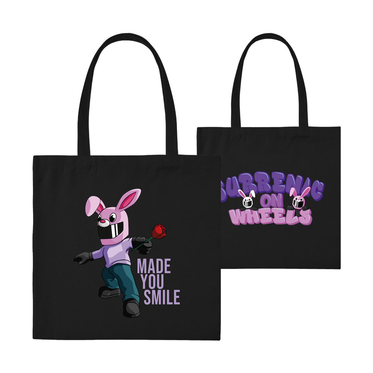 Surrenic on Wheels – Bunny Rose Totebag