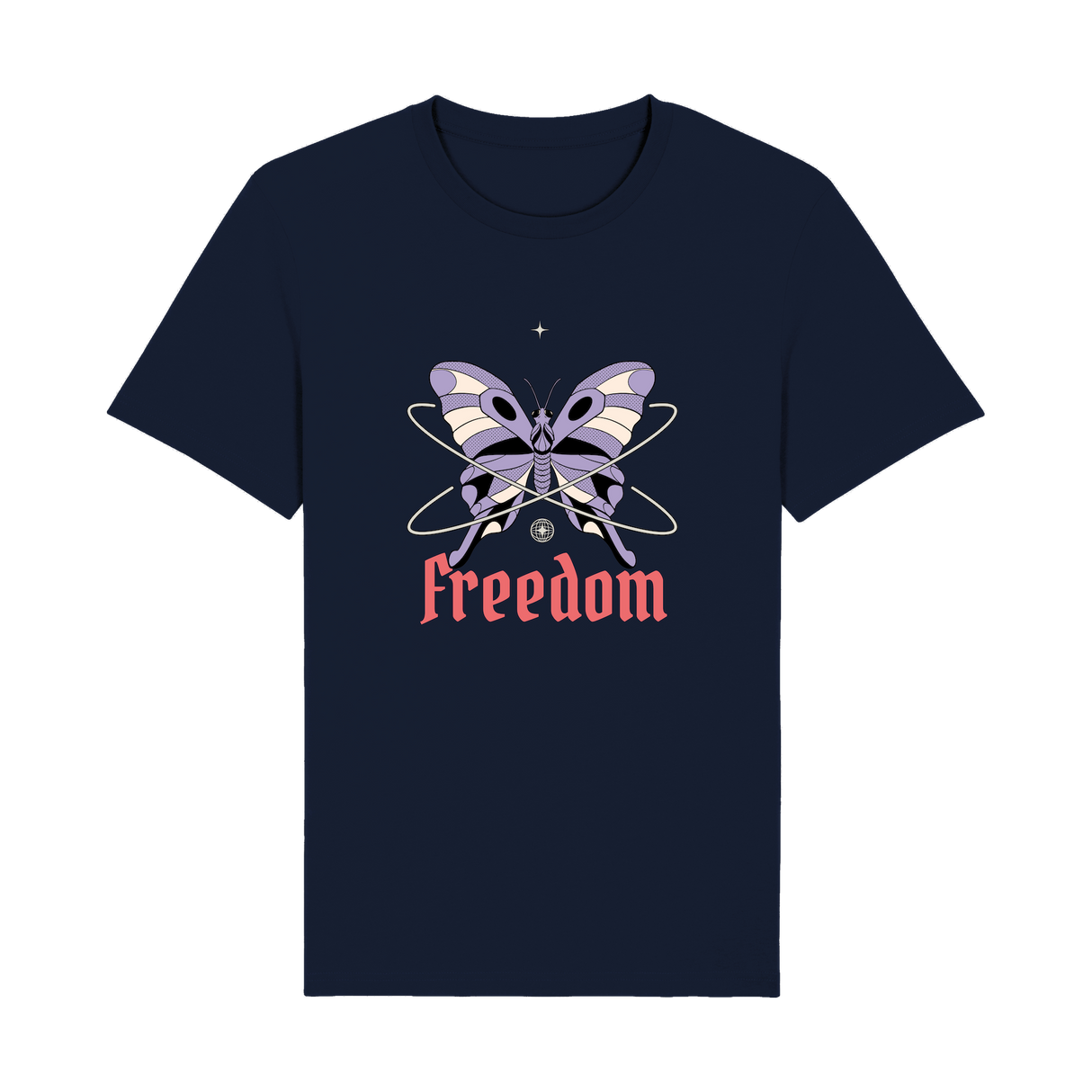 Bliksems - Freedom Butterfly T-shirt – Uniek Design