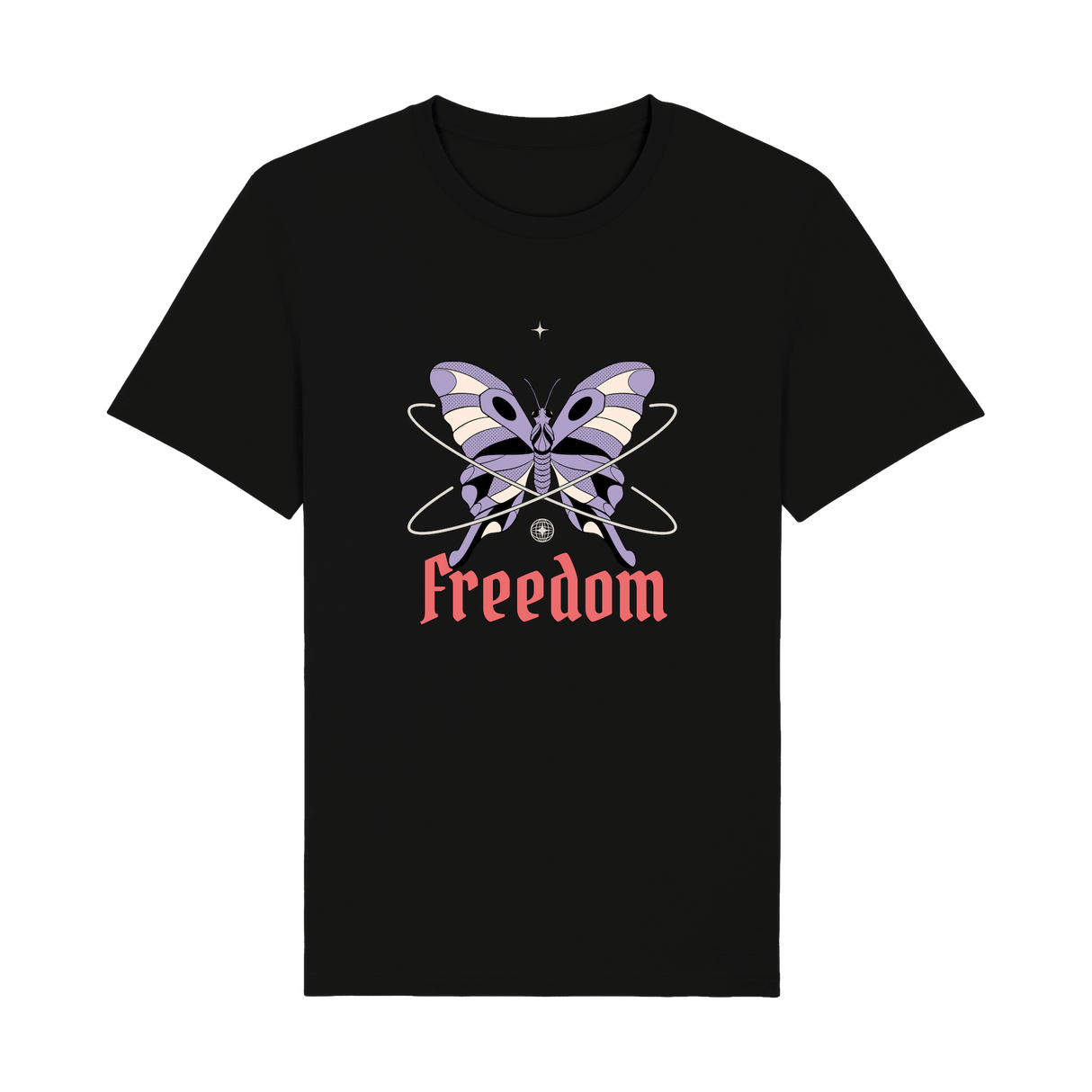 Bliksems - Freedom Butterfly T-shirt – Uniek Design