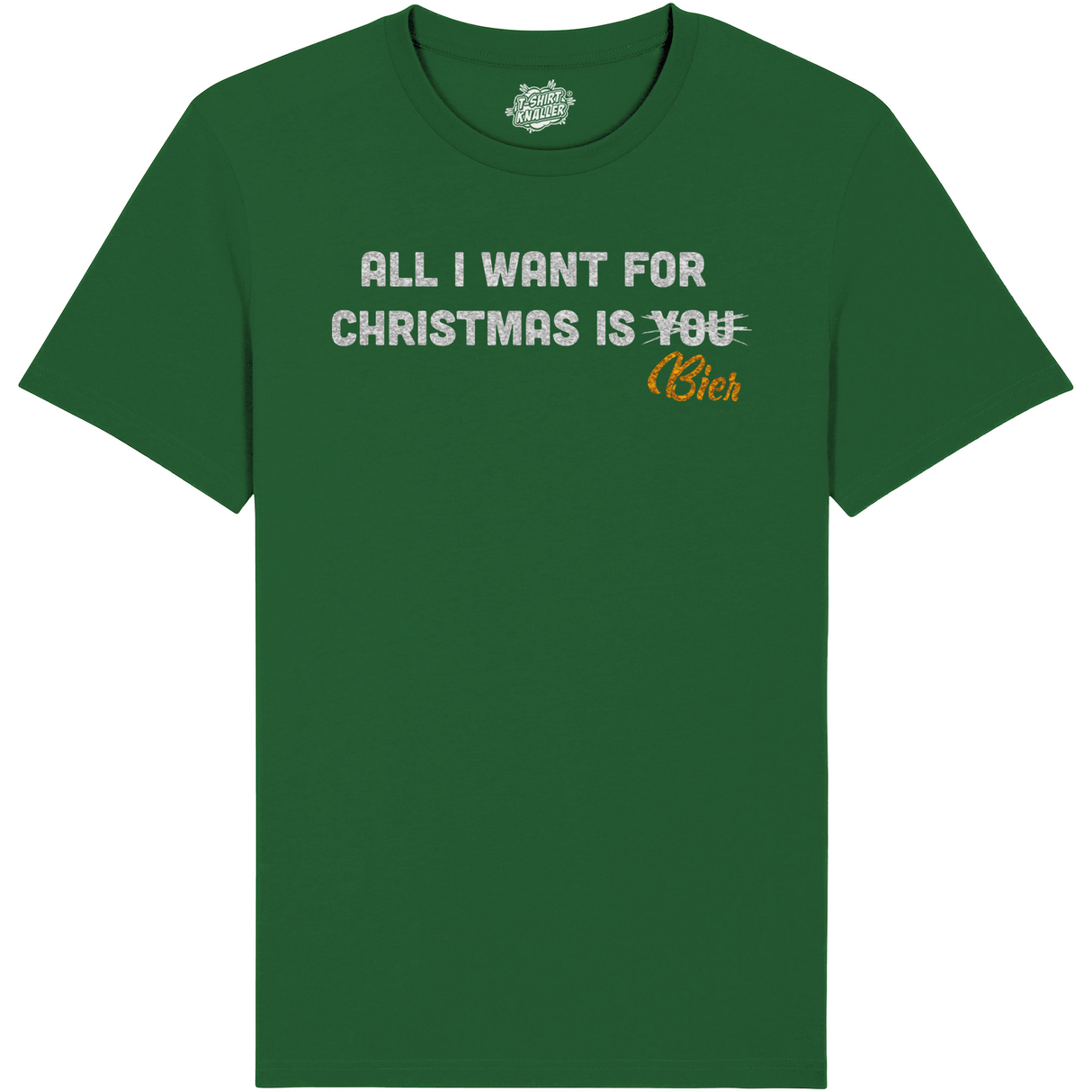 All i want for Christmas is beer  - Bottle Groen