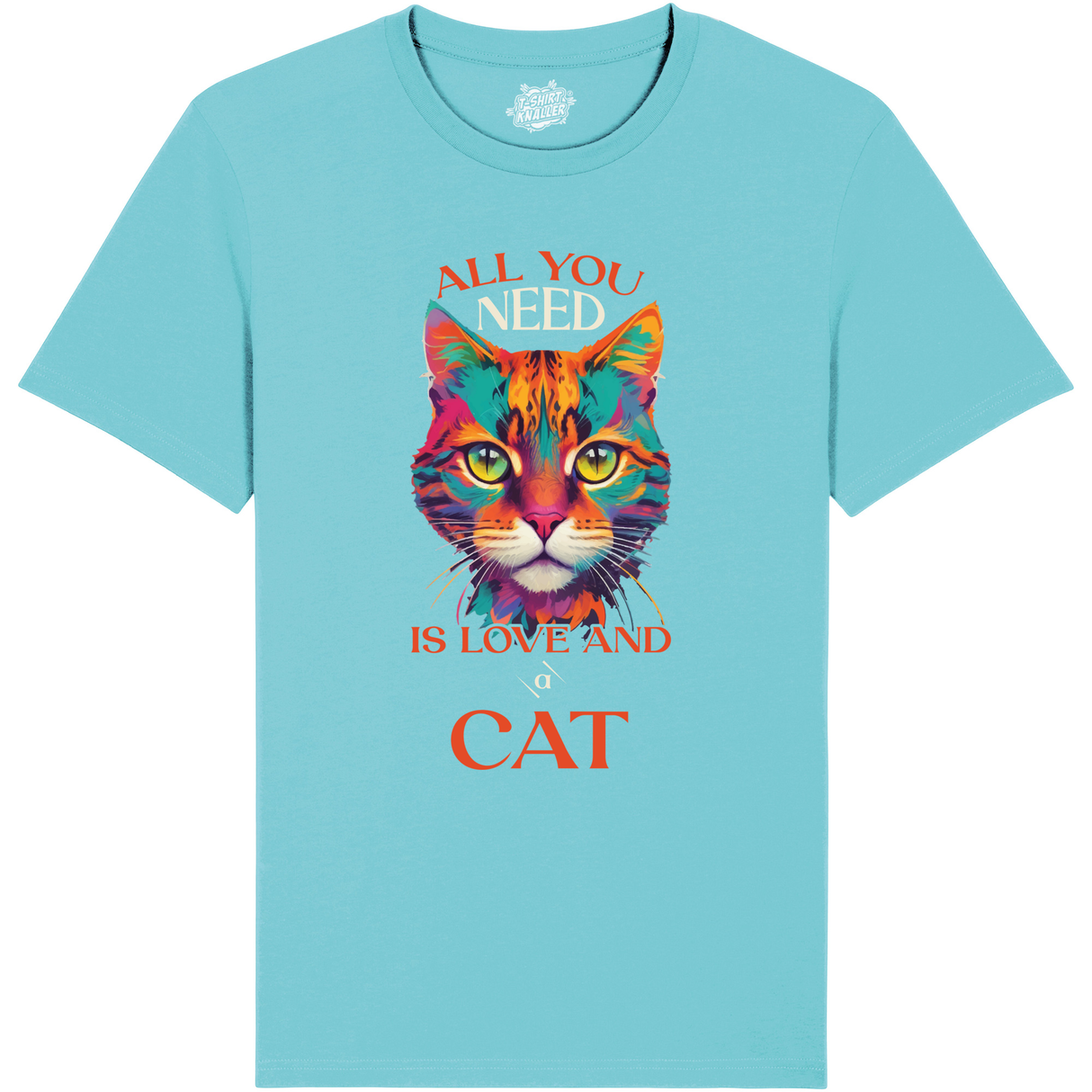 All you need is love and a cat  - Atoll Blauw