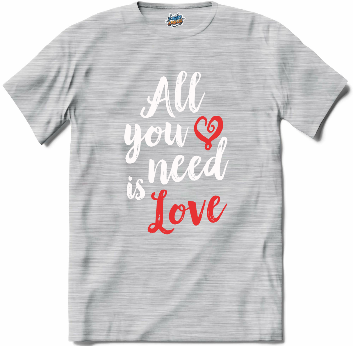 All You Need Is Love  - Donker Grijs - Gemêleerd