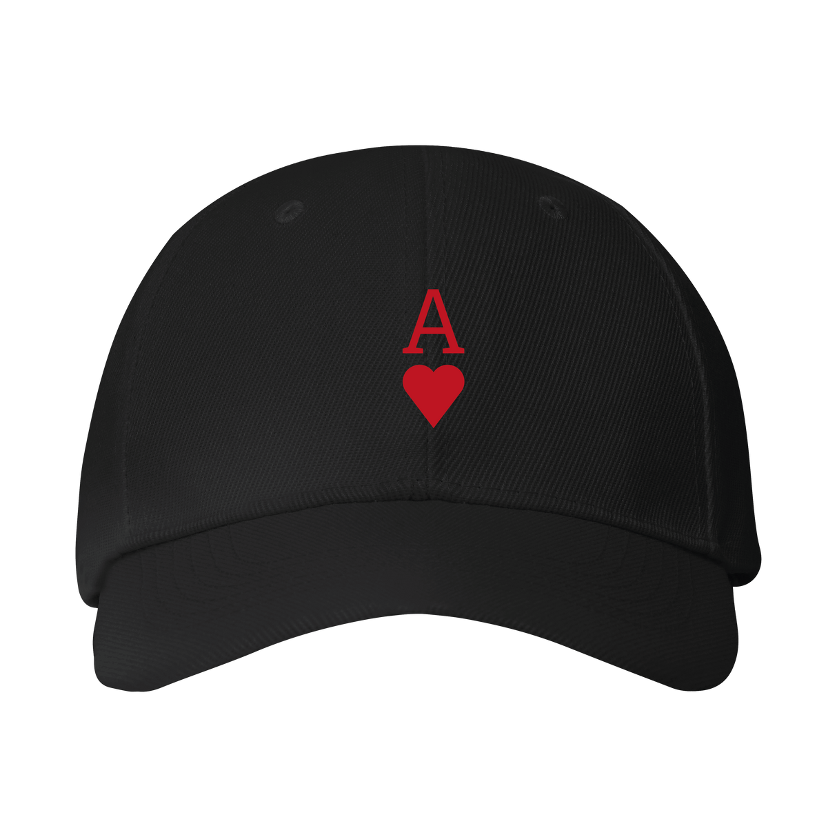 Embroidered Ace of Hearts Baseball Cap – Classic Card-Inspired Design