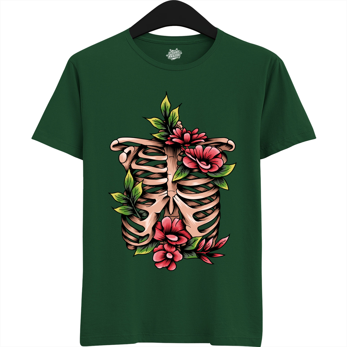 Blooming Bones Ribcage  - Groen