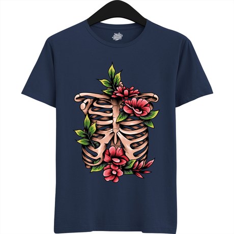 Blooming Bones Ribcage  - Blauw