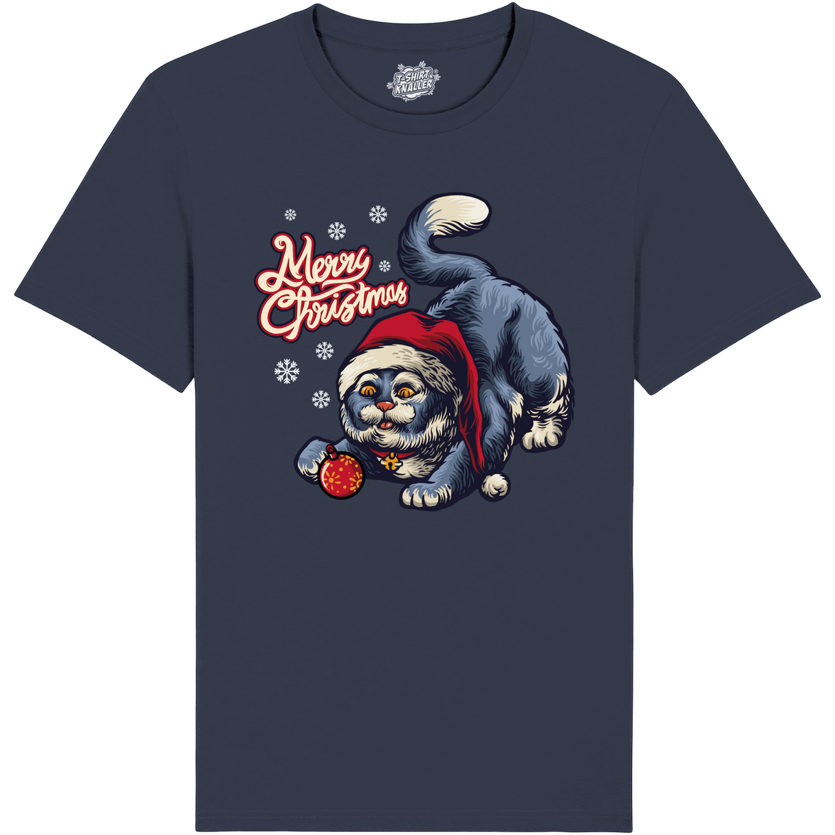 Chester de kerst kat  - Navy Blauw