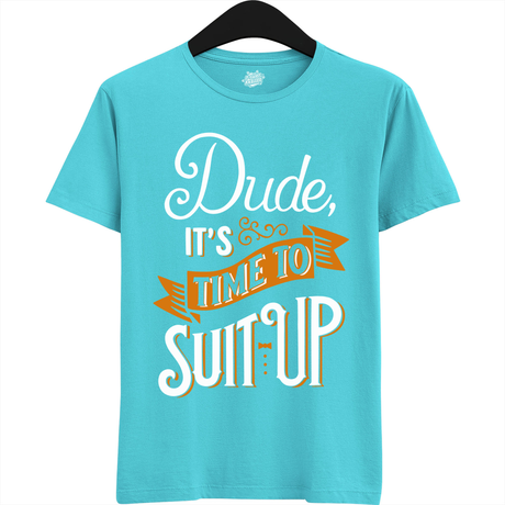 Dude Shuit Up  - Blauw