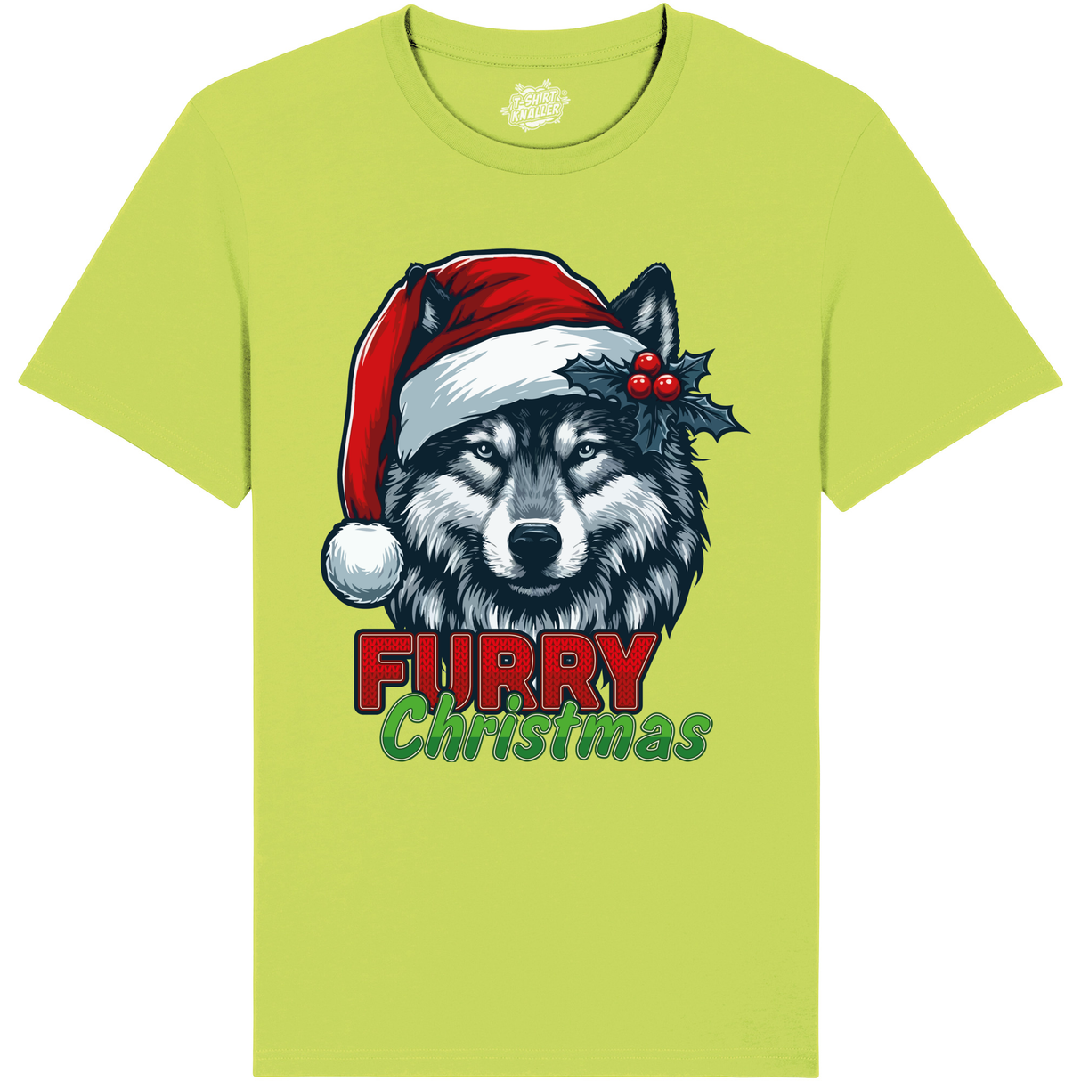 Furry Kerstshirt  - Groen