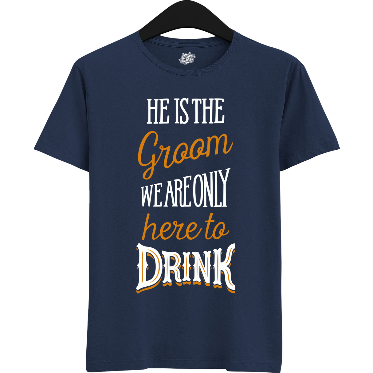 He Is The Groom  - Navy Blauw