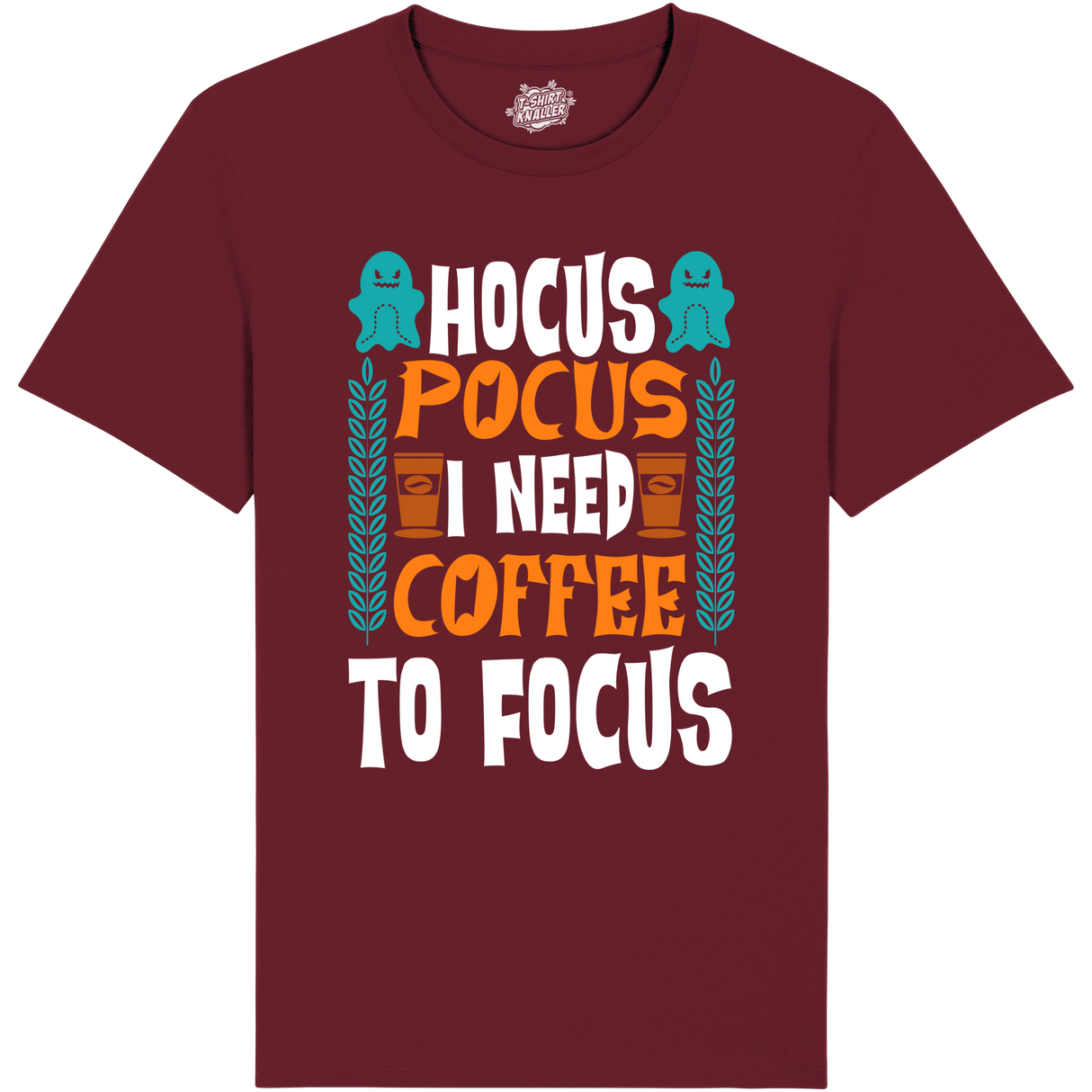 Hocus pocus i need coffee to focus  - Rood