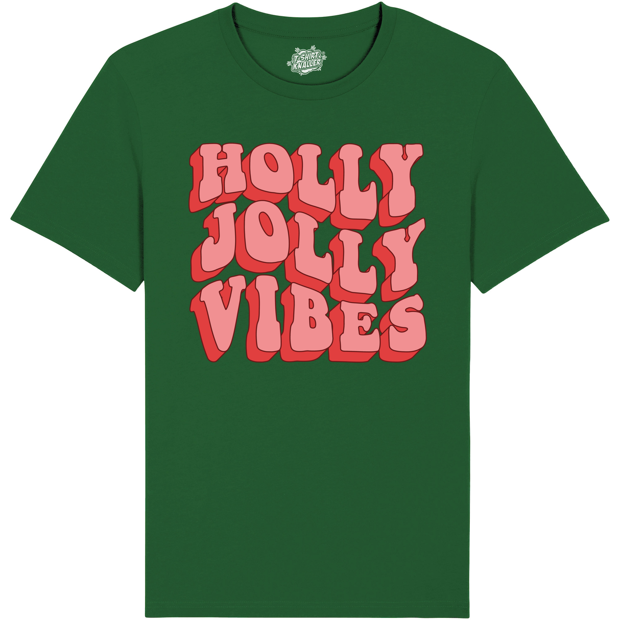 Holly Jolly Vibes  - Bottle Groen