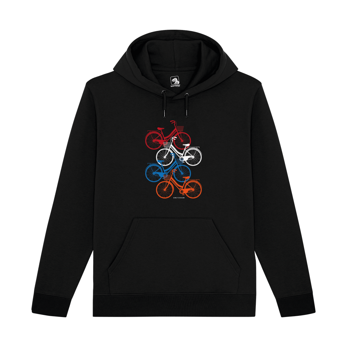 City Bike Art Hoodie – Urban Cycling Style for Everyday Comfort