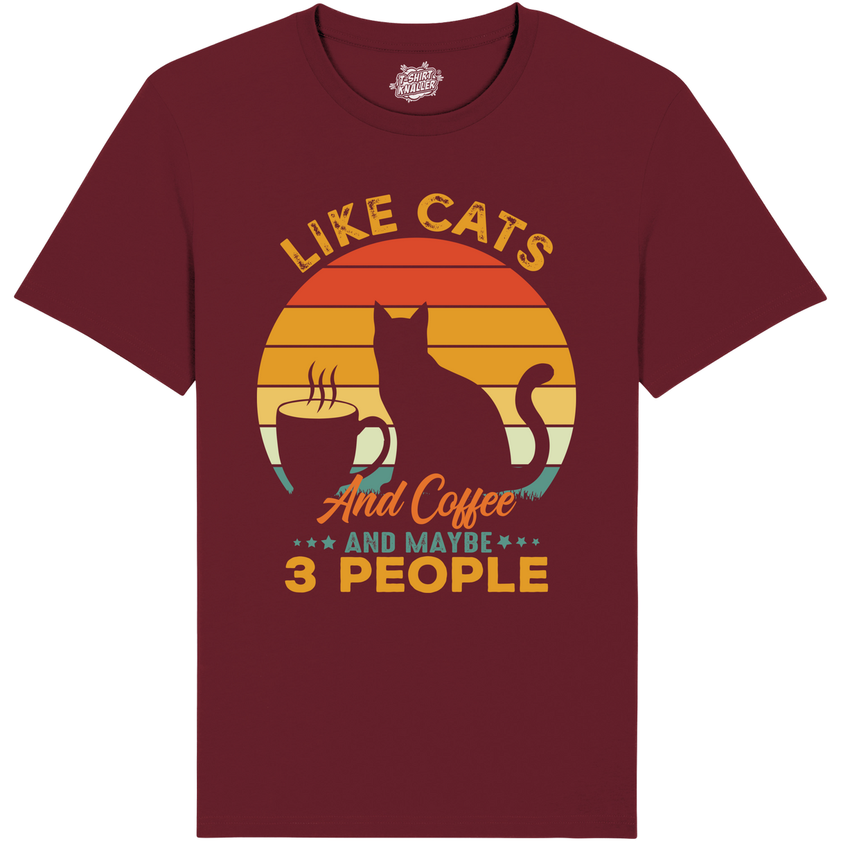 Like Cats Coffee and Maybe 3 People  - Rood