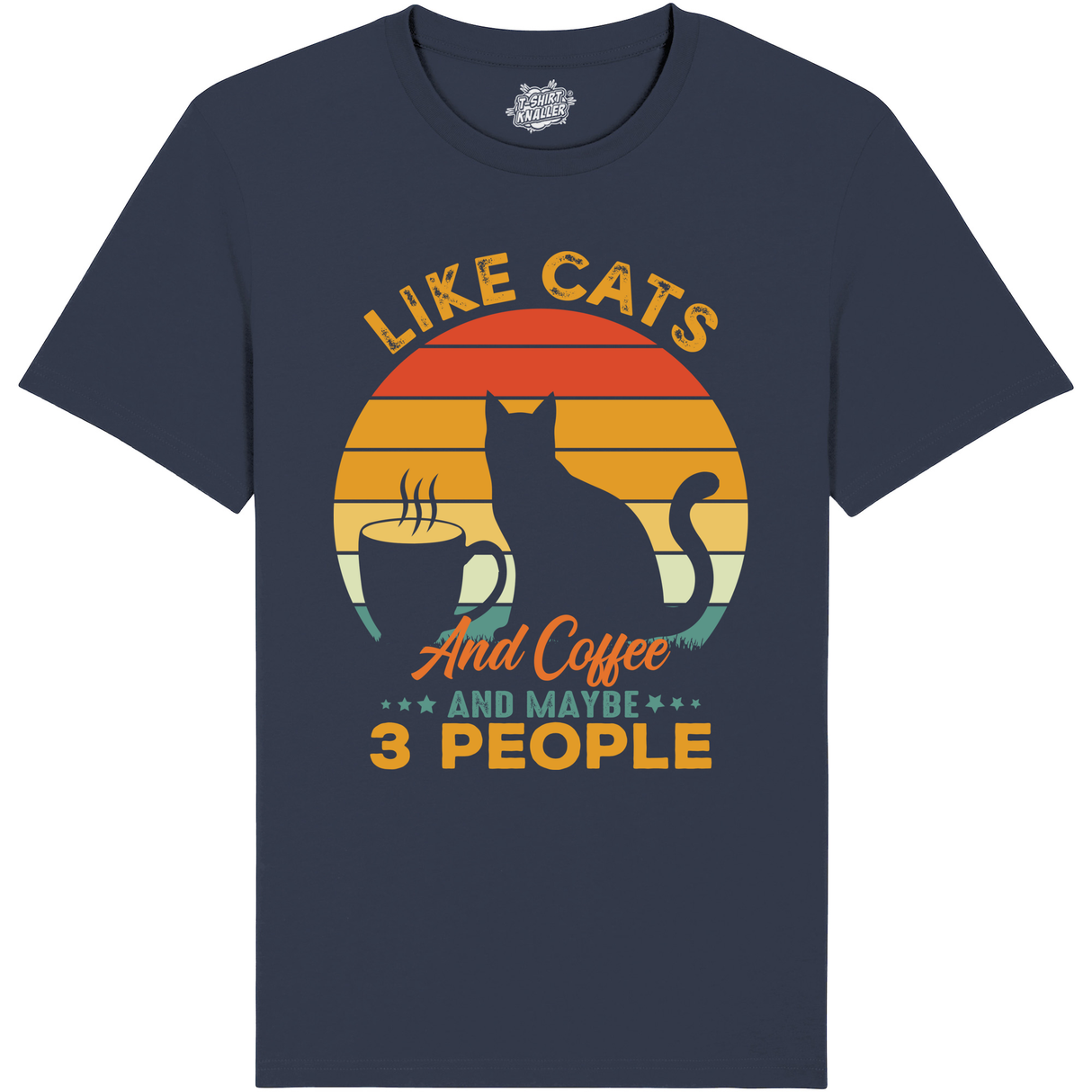 Like Cats Coffee and Maybe 3 People  - Blauw