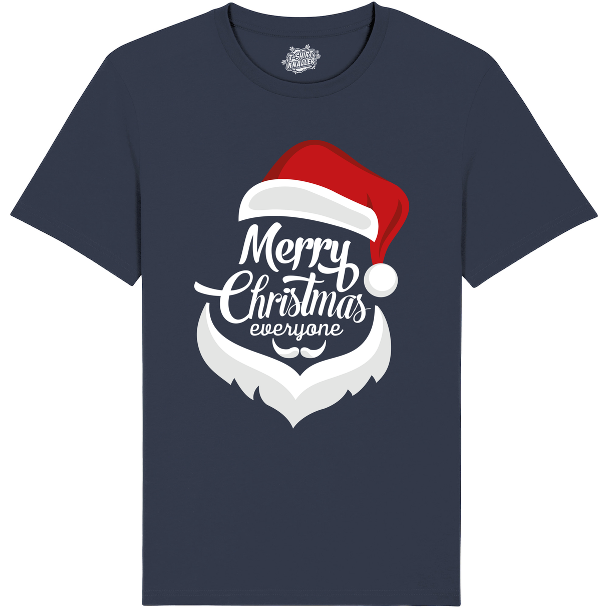 Merry Christmas Kerstbaard  - Navy Blauw