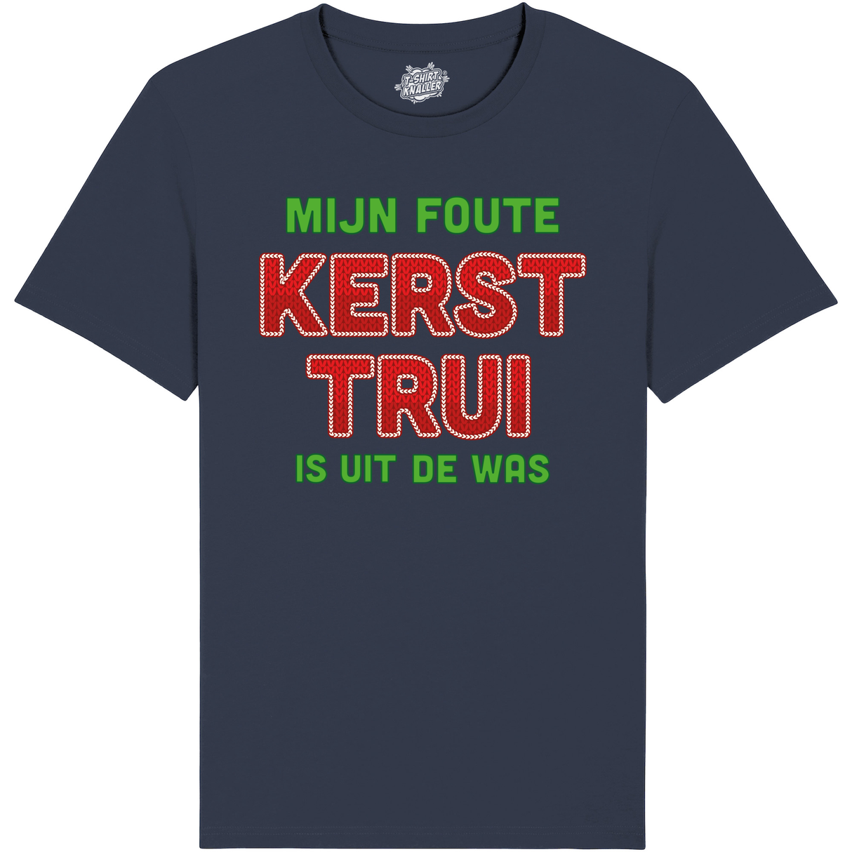 Mijn foute kersttrui is uit de was  - Blauw