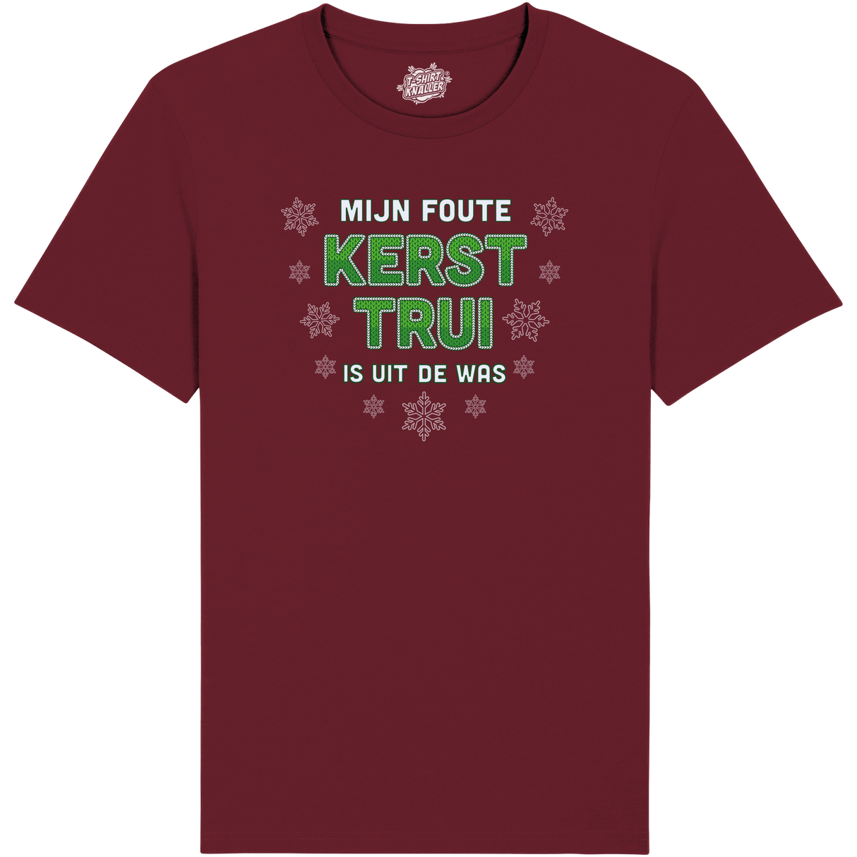 Mijn Foute Kersttrui Is Uit De Was  - Burgundy