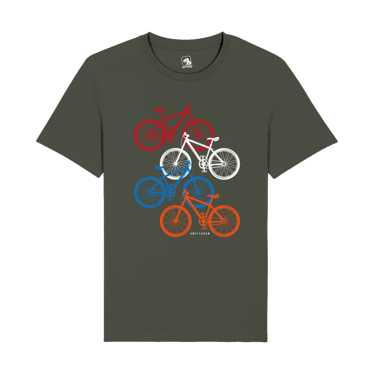 Amsterdam Mountain Bike T-Shirt | Dutch Adventure Edition