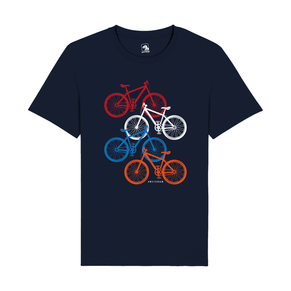 Amsterdam Mountain Bike T-Shirt | Dutch Adventure Edition