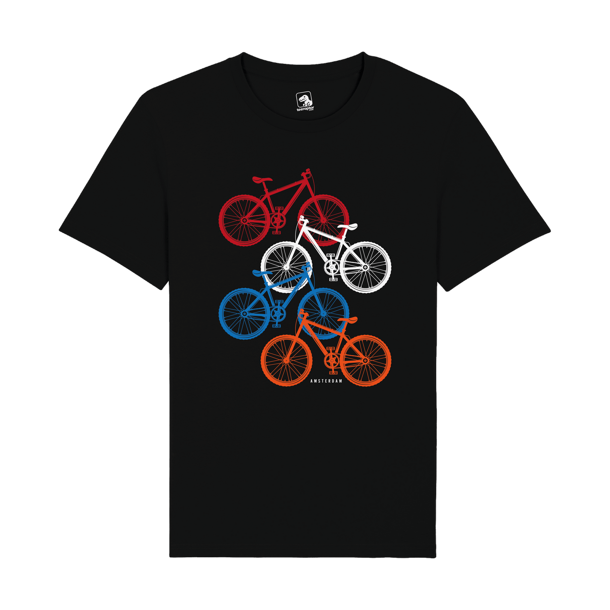 Amsterdam Mountain Bike T-Shirt | Dutch Adventure Edition