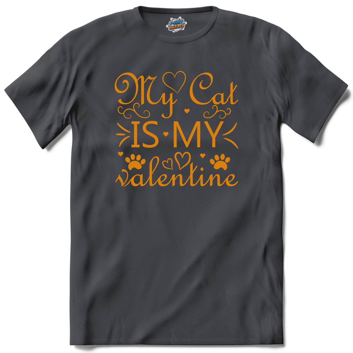 My Cat Is My Valentine  - Mouse Grey