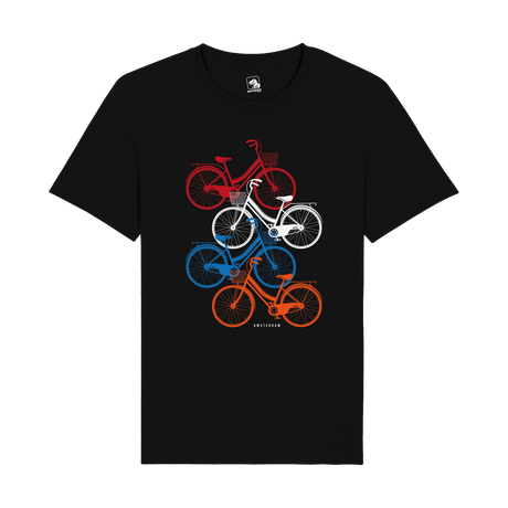 Amsterdam Bicycle Stack T-Shirt | Dutch Pride Edition