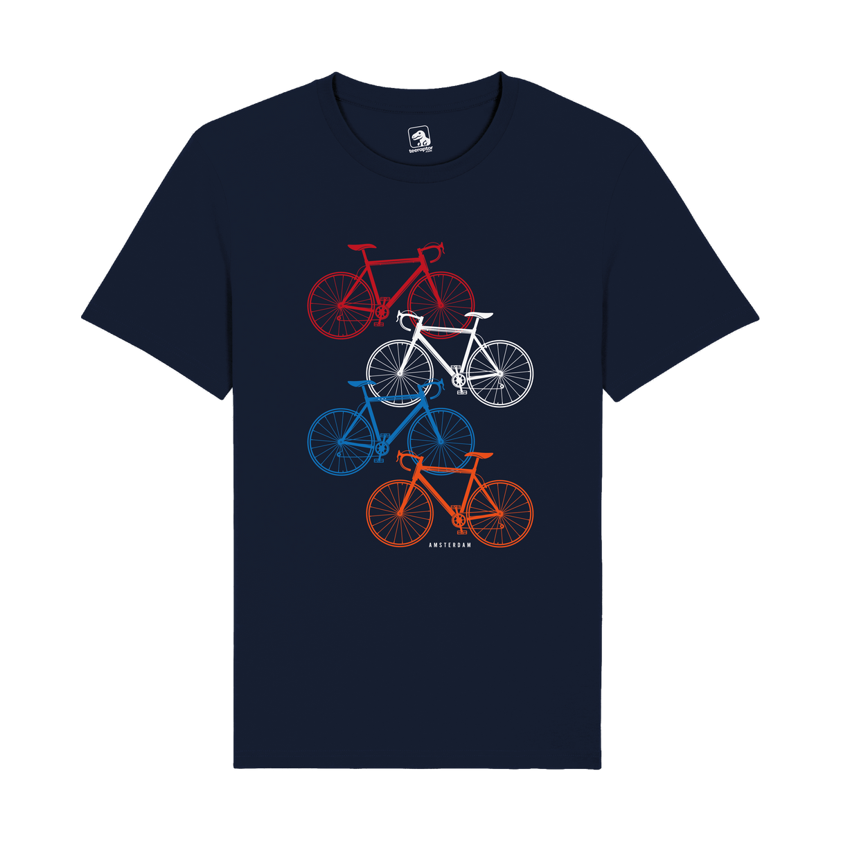 Amsterdam Road Bike T-Shirt | Dutch Speed Edition